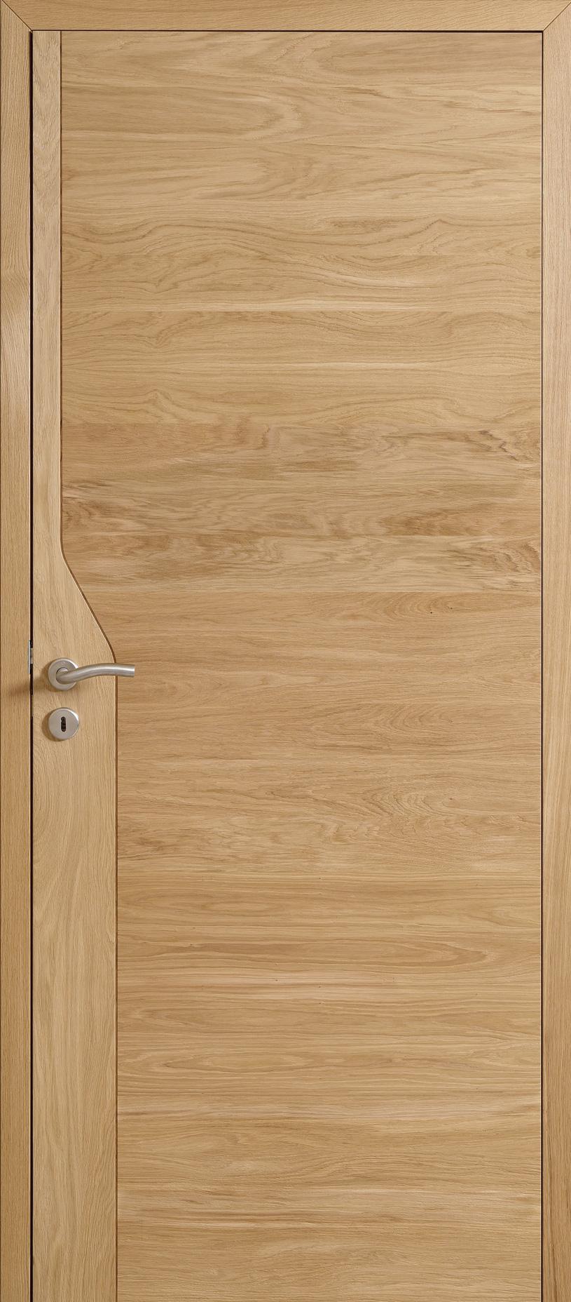 Porte Intérieur Bois - Hegoa ® - Chêne sélectionné naturel brossé