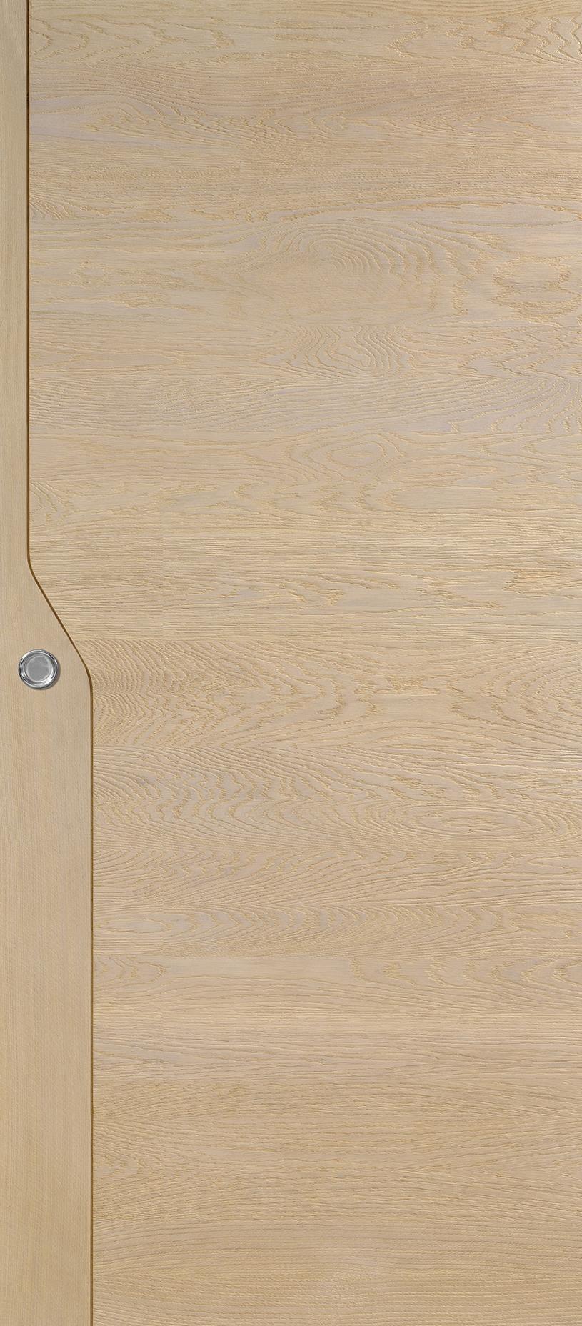 Porte coulissante Rozière Hegoa ® - Chêne sélectionné blanchi brossé