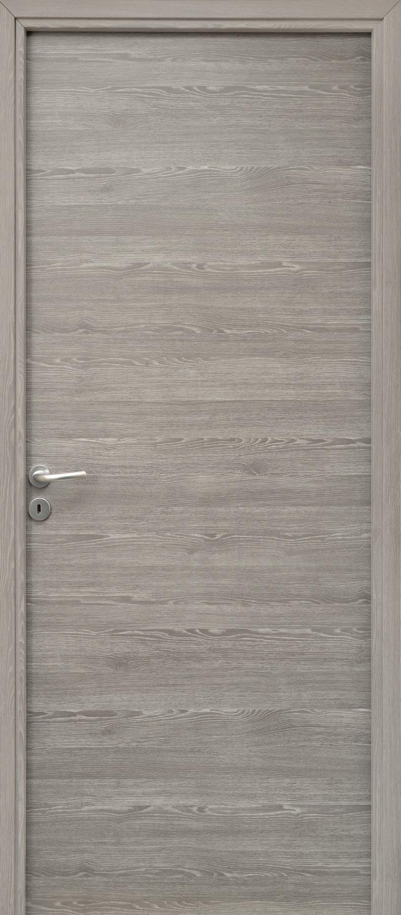 Porte Intérieur - Menuiseries d'Olt Fuji - Décor chêne gris galet structuré