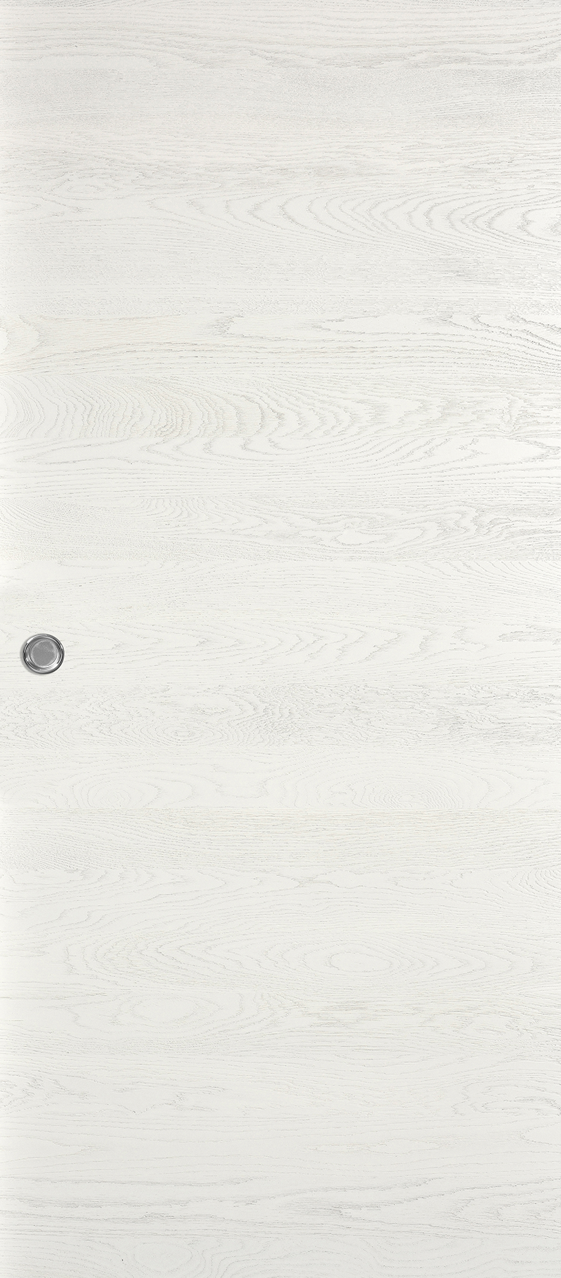 Porte coulissante Rozière Epure modulo - chêne dosse brossé - blanc satin