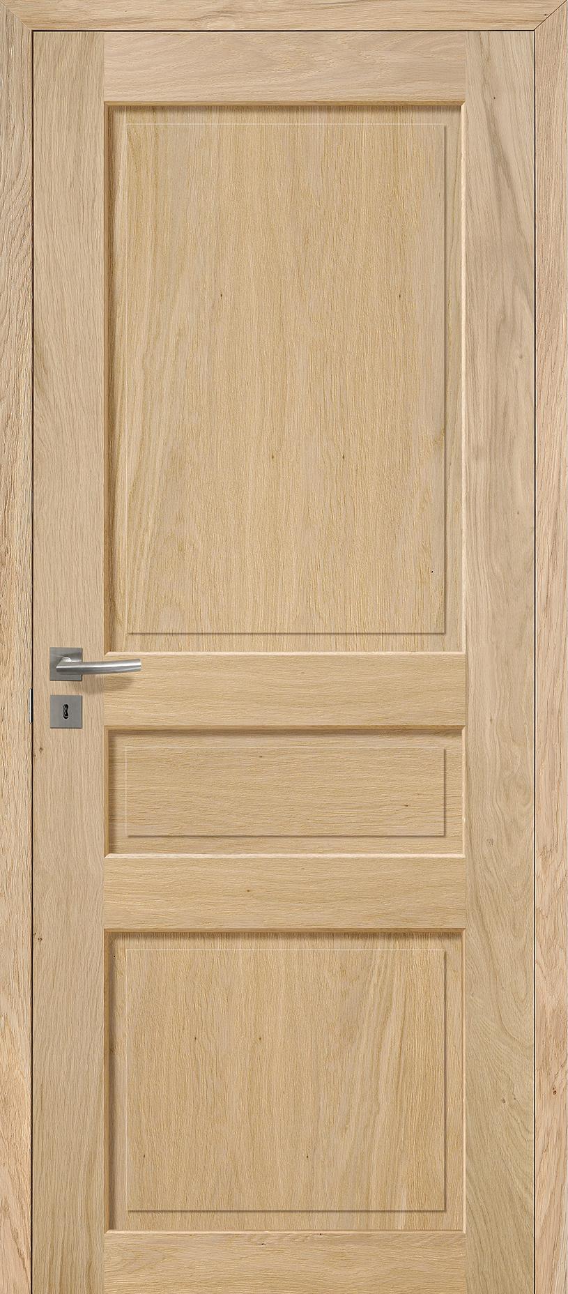 Porte Intérieur Bois - Quercy - Chêne sélectionné ultra-mat brossé