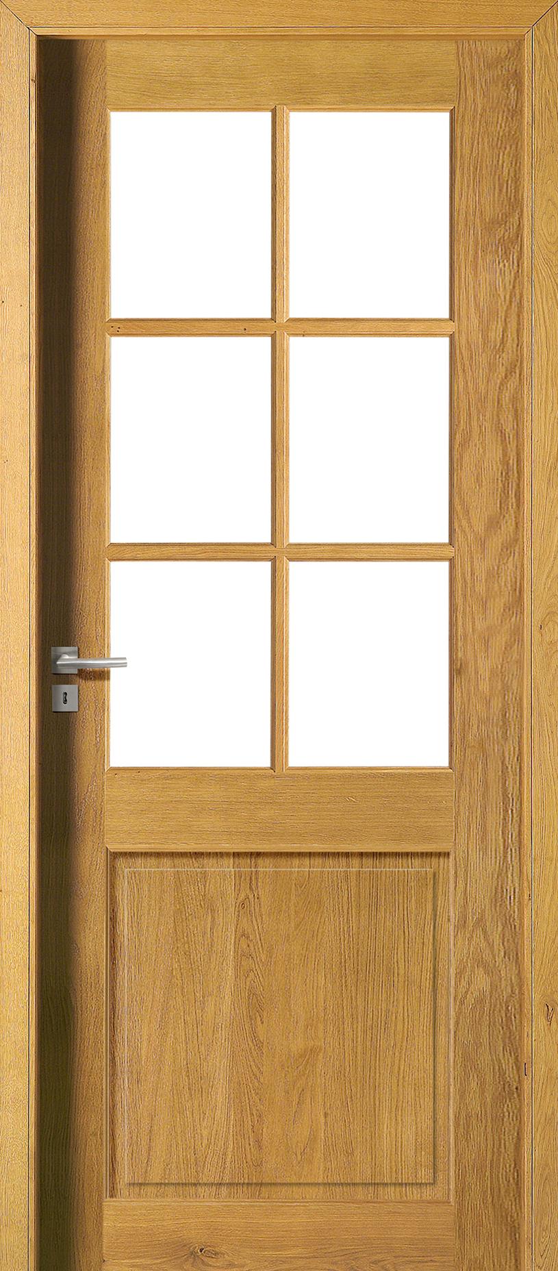 Porte Intérieure Bois Vitrée - Alsace - Chêne clair sélectionné