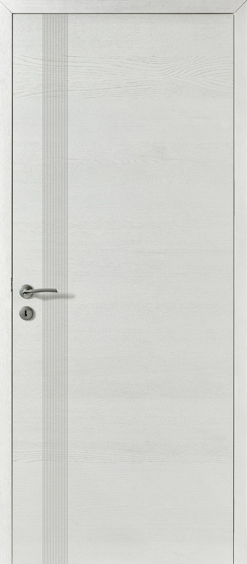 Porte Rozière Vallée design ® - Chêne sélectionné blanc satin brossé