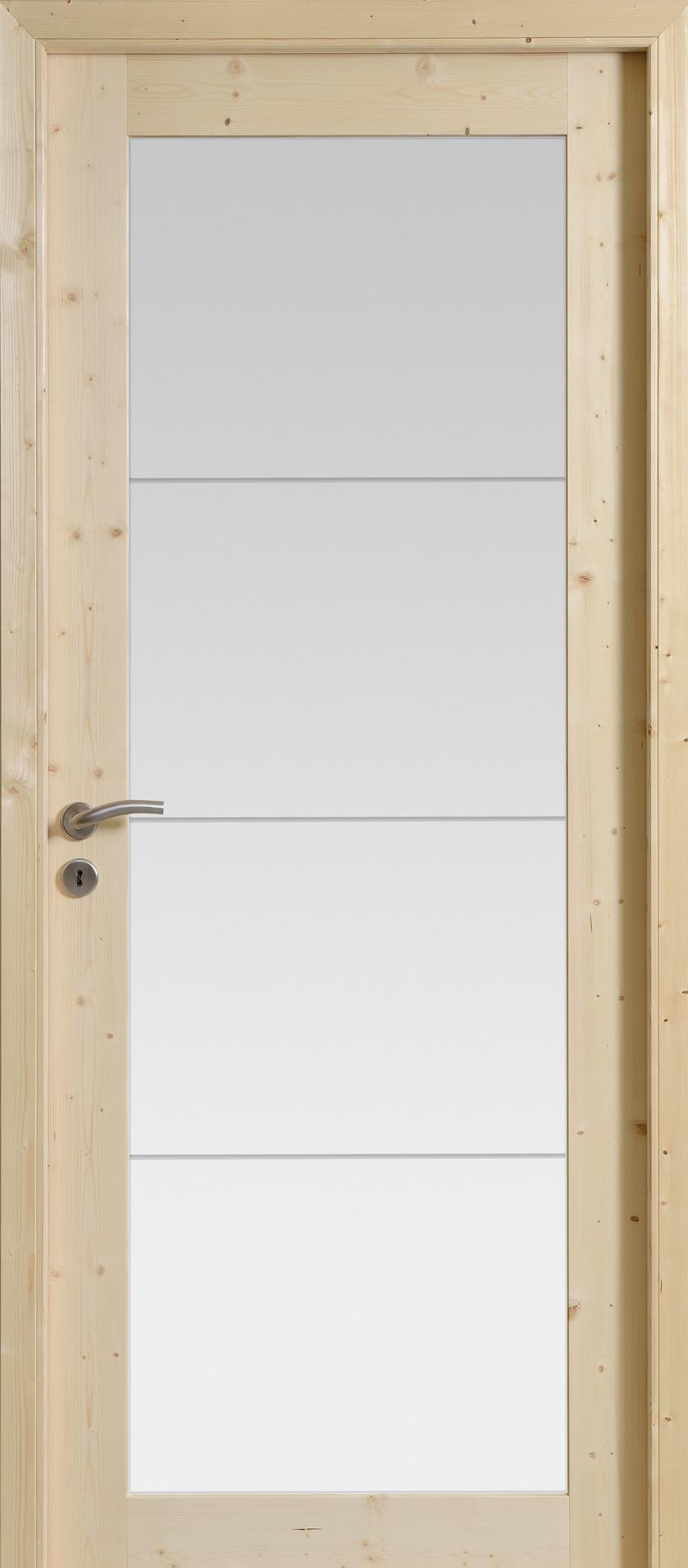 Porte Intérieure Bois Vitrée - Bora scandesign - Epicéa brut