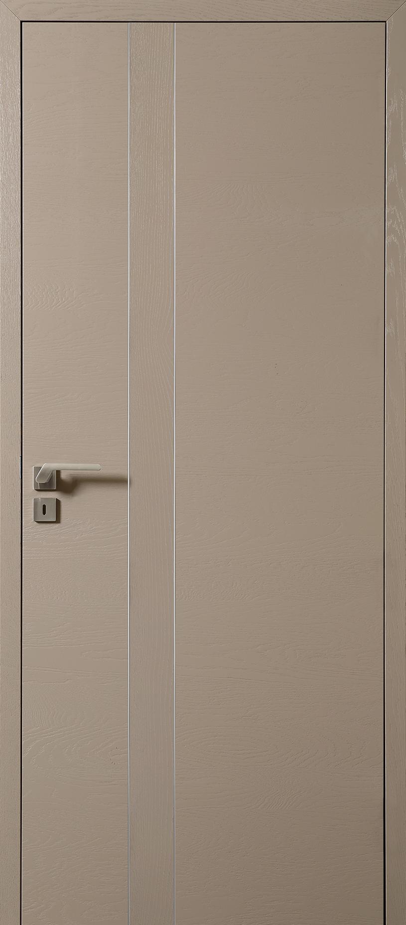 Porte Rozière Emia modulo D4 - chêne dosse brossé - Lin couleur unie