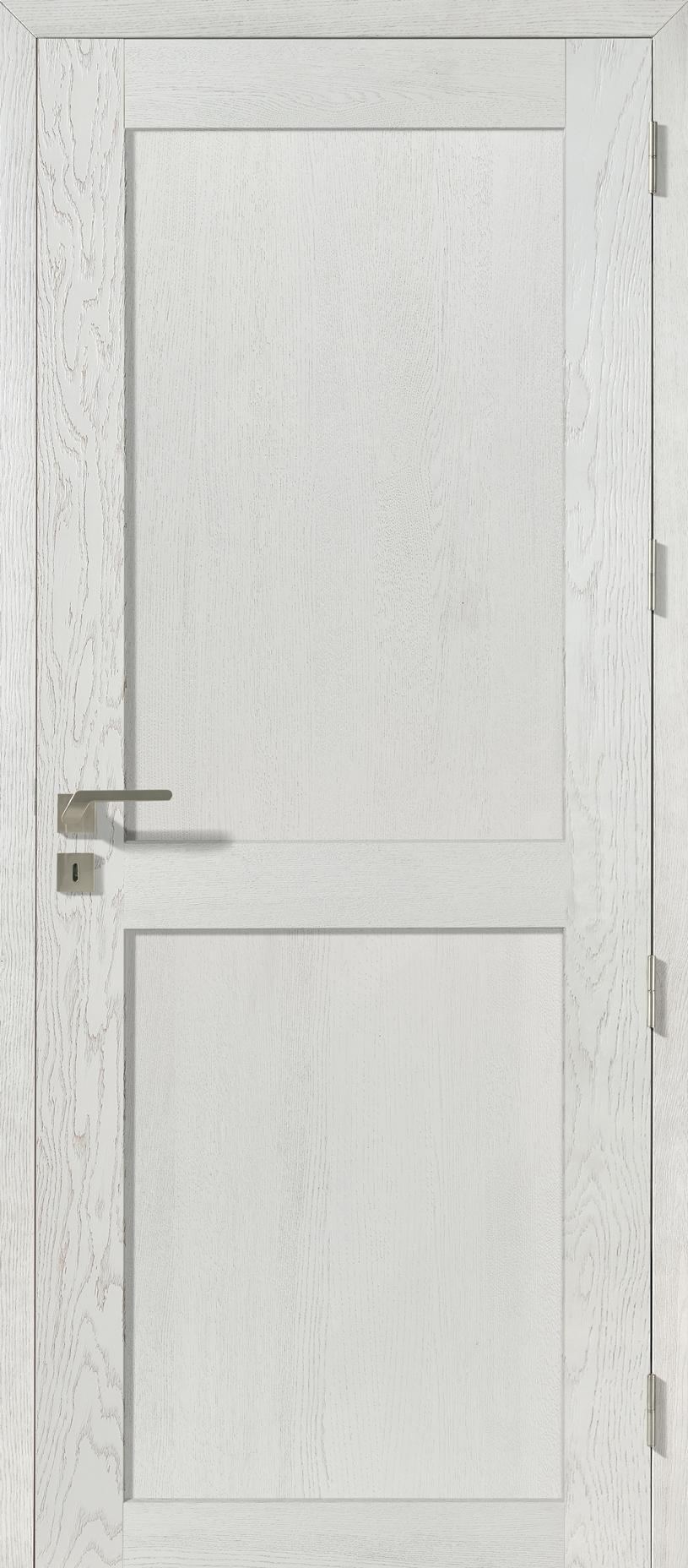 Porte Intérieur Bois - Fabrica Chêne sélectionné - Chêne sélectionné blanc satin brossé
