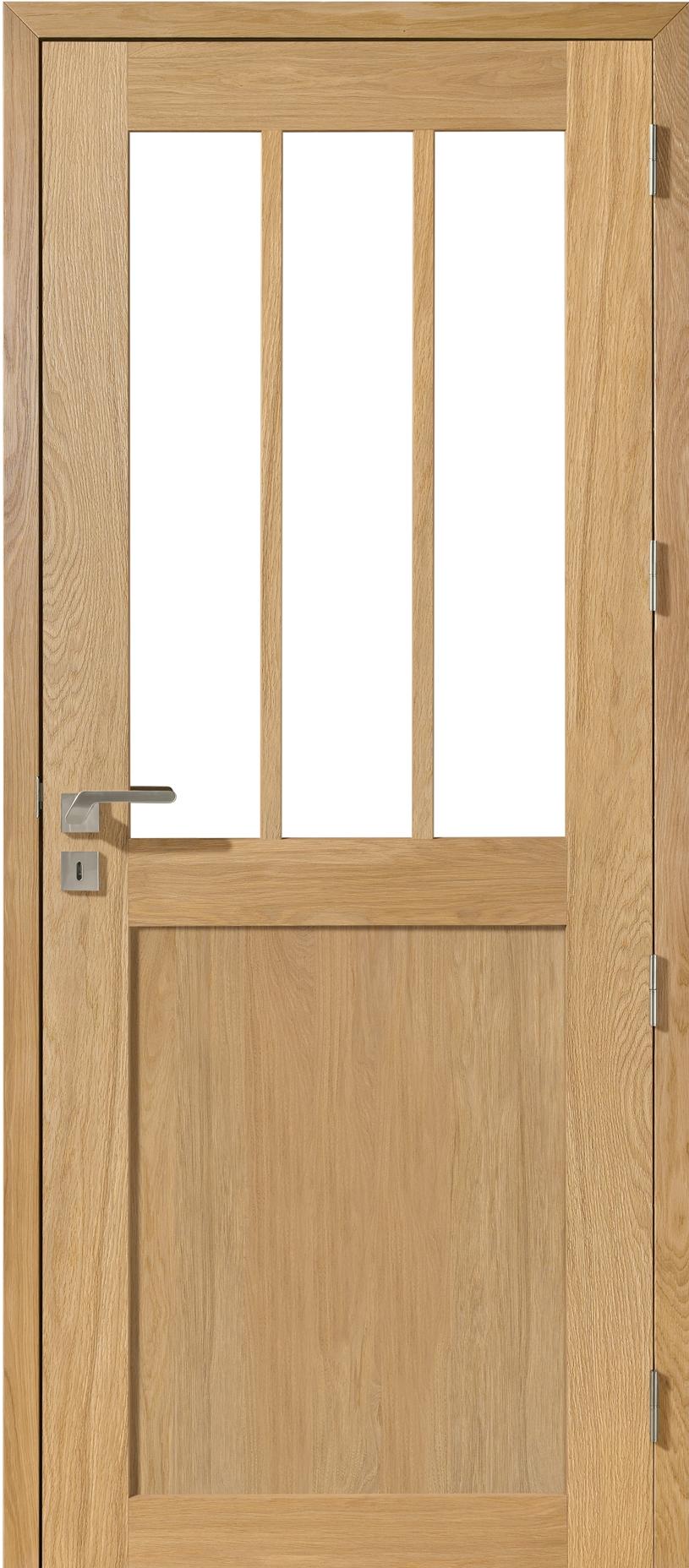 Porte Intérieure Bois Vitrée - Atelier Chêne sélectionné - Chêne sélectionné naturel brossé